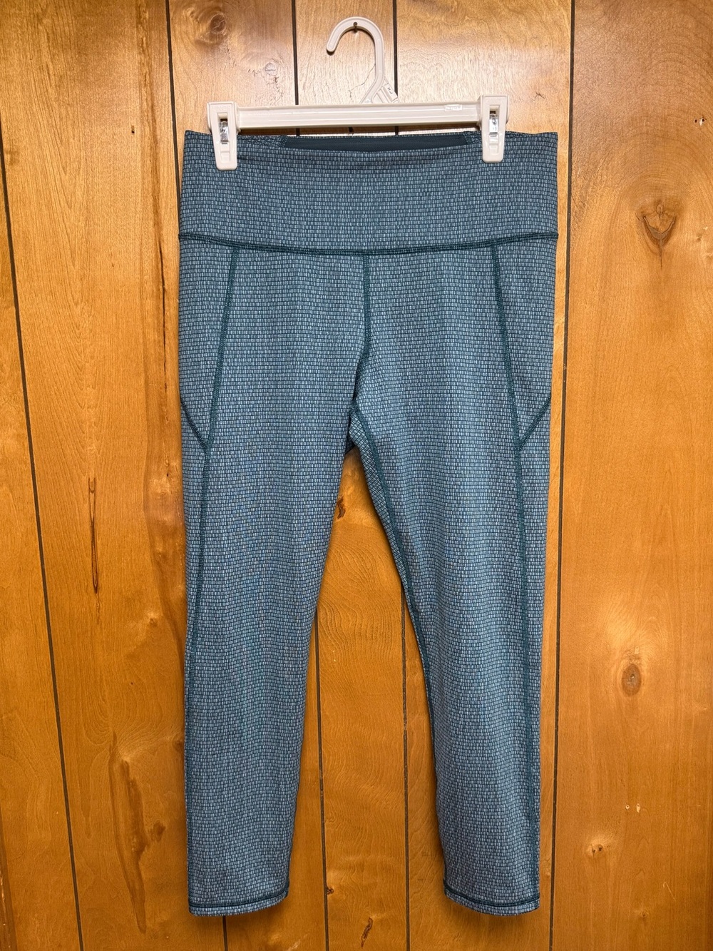 Under Armour Leggings Green Design Size Large